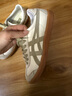 Onitsuka Tiger鬼塚虎復(fù)古德訓鞋女 運動休閑鞋時尚男女鞋 TOKUTEN 1183C086-100 米色/沙色 37 曬單實拍圖