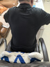 李寧短袖polo衫男夏季速干透氣t恤衫跑步運(yùn)動休閑冰絲翻領(lǐng)半袖衣服黑 曬單實(shí)拍圖