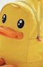 B.Duck小黃鴨兒童雙肩包3-4-6歲幼兒園小書包時(shí)尚立體鴨嘴包男女童背包 黃色 曬單實(shí)拍圖