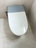 惠子（HUIZI）普通馬桶虹吸無需插電內(nèi)置水箱非智能側(cè)按腳踢家用坐便器麒麟沖刷 9243灰色-腳踢沖水+側(cè)按鈕沖水 350mm 曬單實(shí)拍圖
