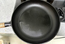 典匠平底鍋煎鍋鑄鐵無涂層26cm牛排鍋烙餅煎蛋電磁爐通用胡桃木柄手柄 曬單實拍圖
