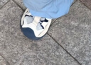 暇步士（Hush Puppies）童鞋新款兒童涼鞋女童軟底防滑輕便鏤空男童戶(hù)外登山運動(dòng)沙灘鞋子 HP4215藍色 27 曬單實(shí)拍圖