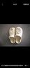 名創(chuàng)優(yōu)品（MINISO）洞洞鞋男女夏季外穿涼鞋防滑厚底踩屎感包頭涼拖鞋 卡其+海洋星星 曬單實(shí)拍圖