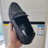 Jeep吉普休閑皮鞋男夏季新款軟底英倫風(fēng)豆豆鞋真皮輕便一腳蹬懶人鞋男 黑色【牛皮鞋面】 【標(biāo)準(zhǔn)皮鞋碼】 41 曬單實(shí)拍圖
