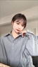AEMAPE春秋套裝休閑褲女2025新款港味褲子時(shí)尚百搭復(fù)古襯衫開叉微喇褲夏 灰色襯衫+黑色褲子 L 【建議100-120斤】 曬單實(shí)拍圖
