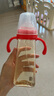M&M吸管杯兒童喝奶杯防漏吸管奶瓶1-3歲-6歲進(jìn)口PPSU耐摔學(xué)飲奶瓶 萌虎款 240ml +直飲嘴 曬單實拍圖