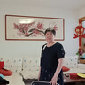 珂儷莎媽媽夏裝短袖連衣裙2025新款洋氣50歲中老年婦女高貴氣質(zhì)雪紡裙子 YSM-8782 藏青色 3XL 【建議135-150斤】 曬單實(shí)拍圖