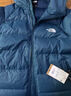 The North Face北面羽絨服男戶外高蓬保暖鵝絨防潑水7W7G 夜泊藍(lán)/1NO 2XL 曬單實拍圖
