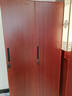 天迎更衣柜員工柜鐵皮儲物柜紅色木紋轉印二門(mén)TY-ZY1501 曬單實(shí)拍圖