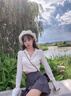 歐貝汐黑色半身裙女百褶裙2025新款高腰a字半裙夏春秋季灰色小個子短裙 黑色 M 【建議90-105斤】 曬單實拍圖