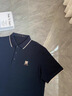 海瀾之家（HLA）POLO衫男輕商務(wù)航天系列涼感短袖男25夏季 黑色V8 閃耀太空HNTPW2J073A L 175/92A 推薦137~150斤 曬單實拍圖