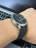 老皮匠硅膠氟橡膠表帶 適用于勞力士歐米茄精工美度手表配件 男表帶 黑色-鋼色扣 22mm 曬單實(shí)拍圖