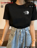 LOVER RUCCI2025新款夏季復古紅色小眾短袖t恤女純棉百搭半袖小個(gè)子港風(fēng)ins潮 黑色 2XL (135-160斤) 曬單實(shí)拍圖