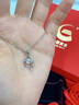 中國黃金心中有你項鏈女pt950鉑金鉆石吊墜生日禮物送女友老婆結婚紀念日 臻選禮盒包裝【無(wú)產(chǎn)品勿單拍】 曬單實(shí)拍圖