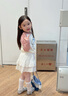 可英 GOWINBABY女童新款長(zhǎng)袖t恤衛(wèi)衣2025秋季女孩甜美可愛上衣女寶休閑寬松t恤衫 粉色 130 （適合身高120cm-130cm） 曬單實(shí)拍圖