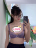 莫代爾性感蕾絲純欲內(nèi)衣女套裝聚攏收副乳約會(huì)情趣超薄紅色美背文胸罩 高檔內(nèi)褲禮盒裝-紫色[套裝] 80A (36) 曬單實(shí)拍圖