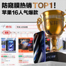 朗客【2片】適用蘋果16Pro防窺鋼化膜 iPhone16pro手機(jī)膜全屏覆蓋高清玻璃防偷窺防塵防摔保護(hù)貼膜前膜 曬單實(shí)拍圖