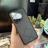 KOOLIFE適用 華為Pura80Pro手機殼 huaweiPura80Pro+保護套真皮翻蓋式智能視窗皮套易裝全包防摔簡約黑色 曬單實拍圖