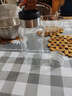 【送杯套】大容量加厚玻璃杯子便攜噸噸杯茶水分離帶杯套泡茶水杯 透明 1000ml噸噸桶 1只裝 曬單實(shí)拍圖