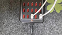 優(yōu)選usb插頭多口多孔快充手機(jī)充電器30口充電樁工作室宿舍排插座快充頭充電器線大功率萬能智能充電器 USB充電器 20口 黑色 曬單實(shí)拍圖