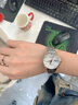 浪Longines手表琴女真鉆名牌全自動(dòng)機(jī)械表十大品牌防水鏤空情侶表 L789間金白面女 送表帶+手鏈 曬單實(shí)拍圖