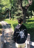 LPOX美式復古蜘蛛俠衛衣字母印花連帽衛衣女新款外套春秋情侶上衣ins X.黑色.X加絨[優(yōu)質(zhì)面料  XL 120-135斤 曬單實(shí)拍圖
