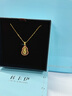 佐卡伊黃18K金吊墜葫蘆福祿項鏈簡(jiǎn)約百搭送女友生日禮物 D12009 曬單實(shí)拍圖