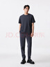 杰克·瓊斯（JACK&JONES） 春季新款商務通勤涼感華夫格logo皮標圓領短袖T恤男款225101030 曬單實拍圖