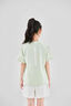 優(yōu)優(yōu)1點(diǎn)（Yoyo one）兒童網(wǎng)球服夏季速干衣短袖2025新款女童運(yùn)動套裝羽毛球訓(xùn)練服透氣 18530白色+19146綠色 160 曬單實(shí)拍圖