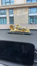 齊選汽車(chē)擺件男士高檔車(chē)內飾品金錢(qián)豹中控臺擺件一路平安車(chē)載裝飾用品 鐘表-滿(mǎn)鉆金錢(qián)豹【帶底座】 曬單實(shí)拍圖