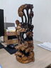 禮御友嘉黑檀根雕實木年年有魚擺件工藝品荷花魚木雕動物家居飾品客廳擺件 B款黑檀 年年有余(高30cm) 曬單實拍圖