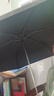 WCZ德國超輕碳纖維雨傘男女晴雨兩用折疊傘防曬防紫外線黑膠太陽傘 黑色(黑膠布) 全遮光-加大款 曬單實拍圖