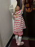 Kappa Kids卡帕童鞋女童運動鞋夏季新款魔術(shù)貼透氣防踢兒童鞋男童運動涼鞋 果粉【運動款】 24 內(nèi)長15.5cm適合腳長15.0cm 曬單實拍圖