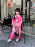 G.DUCKKIDS童裝女童秋裝套裝2024新款洋氣兒童衣服中小童庫洛米衛(wèi)衣兩件套 紫色庫洛米-春秋款 110 建議100-110cm4-5歲 曬單實拍圖