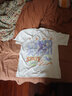 HOLLISTER【涼感印花T】25夏新款情侶寬松T恤男裝女裝KI323-5008 奶油色 M (180/100A) 曬單實拍圖