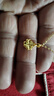 中國黃金（CHINA GOLD）黃金項鏈女足金四葉草吊墜結(jié)婚情人節(jié)送女友老婆媽媽生日禮物 足金吊墜+S925鏈+禮盒【約0.55-0.6】 曬單實拍圖