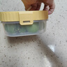 沃德百惠（WORTHBUY）飯盒食品級分格便當(dāng)盒可微波加熱飯盒上班族學(xué)生便攜專用分格飯盒 黃色長方形-單格760 ml 曬單實(shí)拍圖