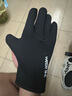 WATERTIME/水川 潛水手套3MM加厚超彈防水防寒防滑貼合耐磨防刮扎手套 L 曬單實(shí)拍圖