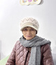 南極人保暖帽子?jì)寢屒锒樋椕€帽圍脖毛茸茸戶外防風(fēng)防寒帽大頭圍加厚 米白色-帽子【針織細(xì)膩 親膚保暖】 曬單實(shí)拍圖