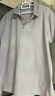 京東京造【奢材桑蠶絲】polo衫男短袖男士t恤夏季送男友禮物 淺灰色 L 曬單實(shí)拍圖