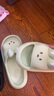 名創(chuàng  )優(yōu)品（MINISO）拖鞋女士四季居家用踩屎感eva可愛(ài)浴室內洗澡防滑情侶新品拖鞋 綠色 38-39 【適合37-38腳穿】 曬單實(shí)拍圖