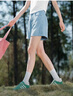 森馬（Semir）牛仔褲女遮胯顯瘦涼感直筒褲2025夏顯腿長短褲ins潮109325122002 曬單實(shí)拍圖