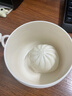 WCZ日本早餐杯帶蓋勺豆?jié){杯粥杯酸奶杯燕麥杯沖泡杯杯子家用便攜外帶 316不銹鋼內(nèi)膽--白色600ml+折疊湯勺 曬單實拍圖