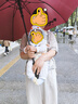 貝娜茜嬰兒帽子夏季薄款寶寶遮陽帽防曬帽嬰幼兒太陽帽漁夫帽新生兒春季 小雞咪-藍色【網(wǎng)格款】 0-6個月(37-44CM) 帽檐4CM 曬單實拍圖