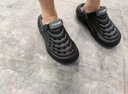 森馬運(yùn)動(dòng)涼拖鞋男款夏季軟底踩屎感防滑包頭拖外穿兩用可開車沙灘涼鞋 黑色【基礎(chǔ)款】 42-43 (260mm) 曬單實(shí)拍圖