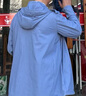 京東京造【UPF300+】防曬衣男士冰絲涼感夏季戶(hù)外防曬服男女外套 巖板藍XL 曬單實(shí)拍圖