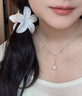 法式蕾絲珍珠款式項(xiàng)鏈女夏輕奢高級感小眾頸鏈溫柔精致氣質(zhì)鎖骨鏈 花邊珍珠款式項(xiàng)鏈 曬單實(shí)拍圖
