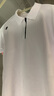 DESCENTE迪桑特WOMEN’S TRAINING系列女士TOUGH短袖POLO衫 WT-白色 M (165/84A) 曬單實(shí)拍圖