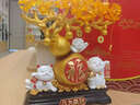 慧選禮（HUI XUAN LI）招財(cái)貓發(fā)財(cái)樹擺件辦公室客廳前臺(tái)裝飾送朋友店鋪公司喬遷開業(yè)禮物 曬單實(shí)拍圖