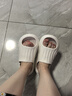 名創(chuàng)優(yōu)品（MINISO）家居拖鞋男女情侶家用舒適浴室防滑防臭涼拖鞋夏 珍珠白 38-39 曬單實(shí)拍圖